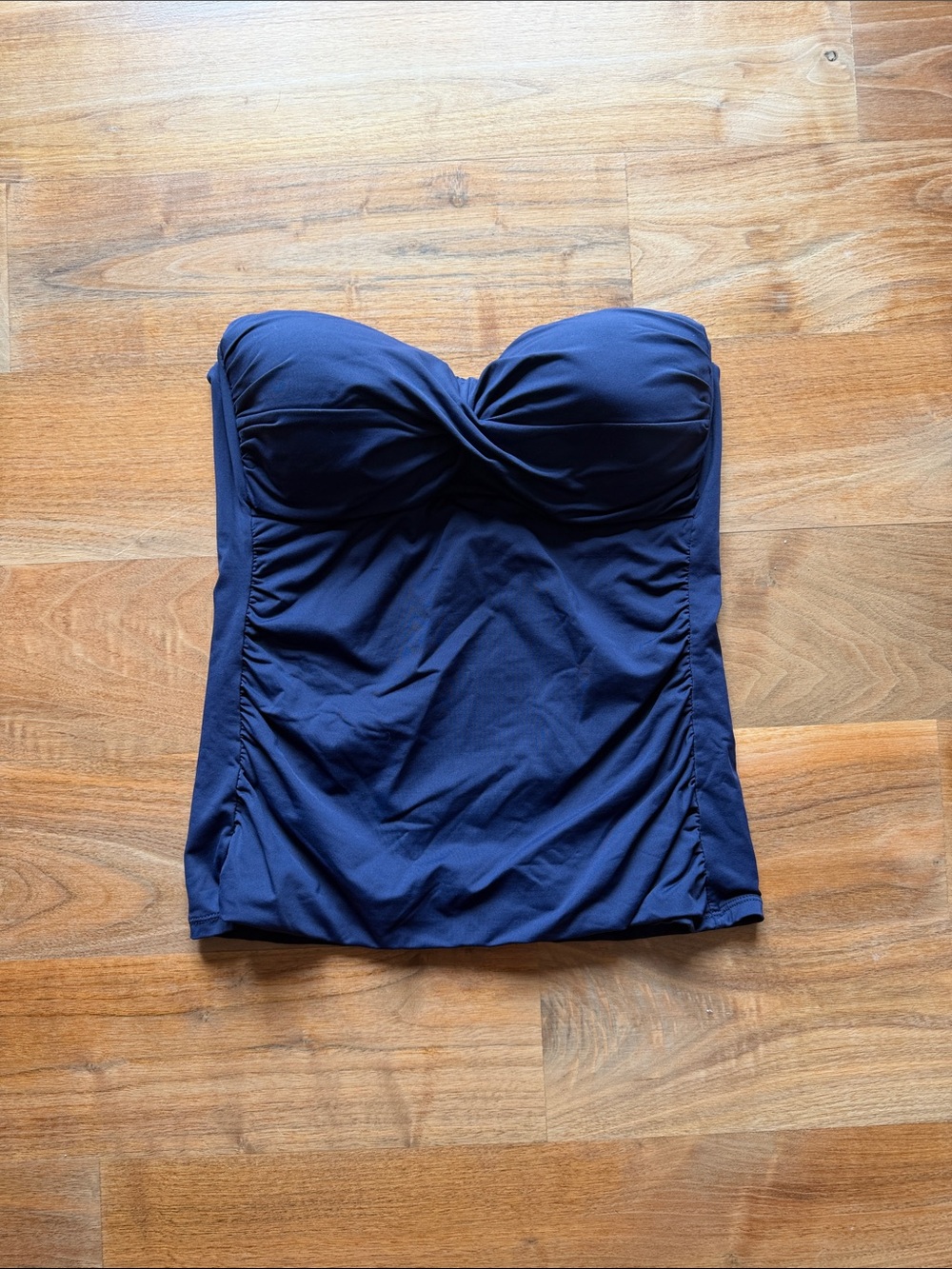 Strapless Navy Women’s Swim Tankini Top